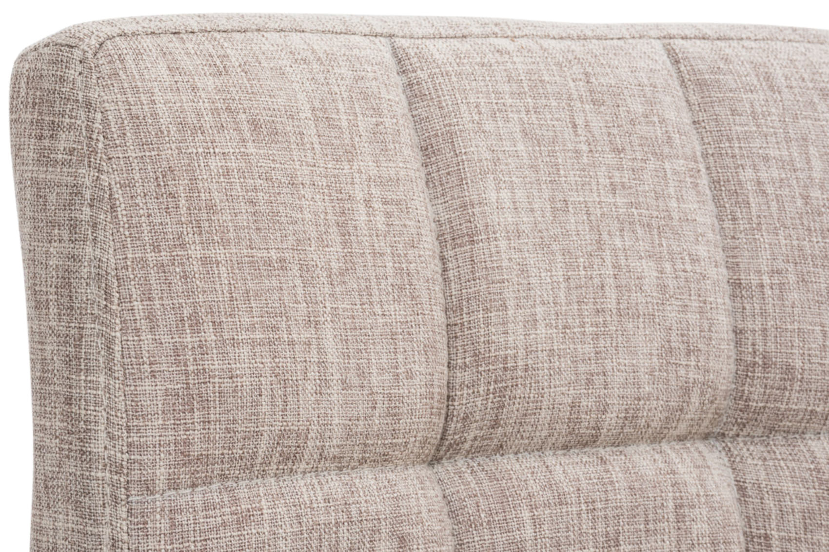 Lot de 2 Tabourets de bar Peru en Tissu Piètement Métal Pivotant et Ajustable