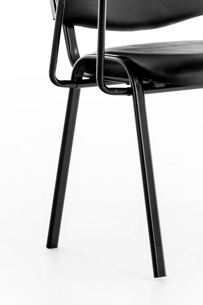 Chaise Ken en similicuir avec tablette rabattable