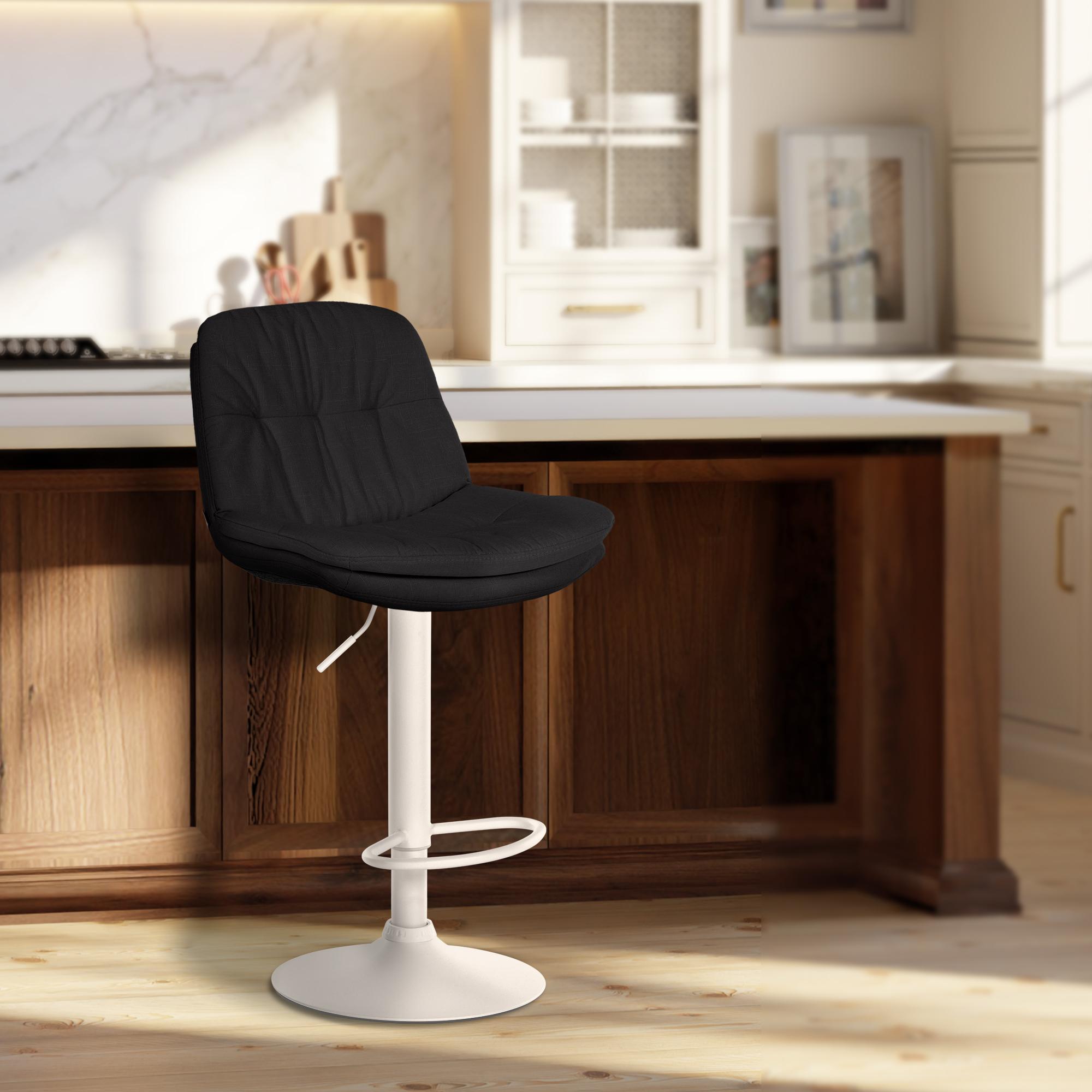 Tabouret de bar Laurel Tissu