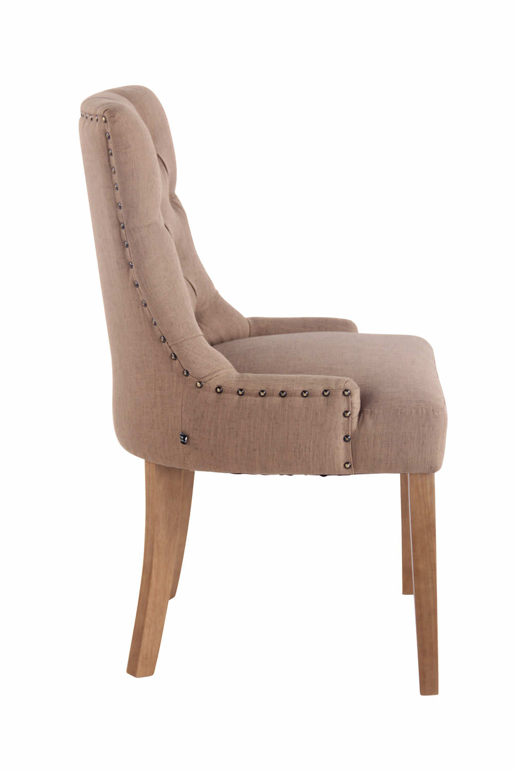Lot de 2 chaises de salle à manger Aberdeen en tissu