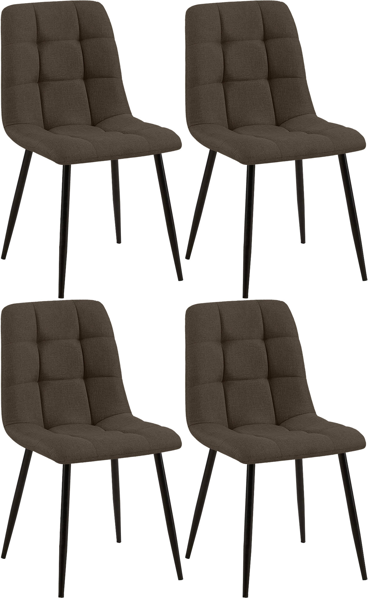 Lot de 4 chaises de salle à manger Tilde