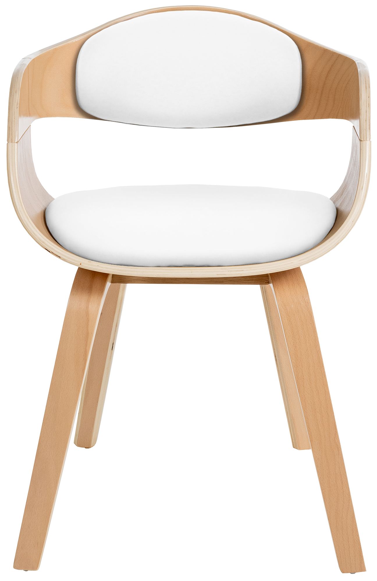 Lot de 2 chaises de salle à manger Kingston en similicuir