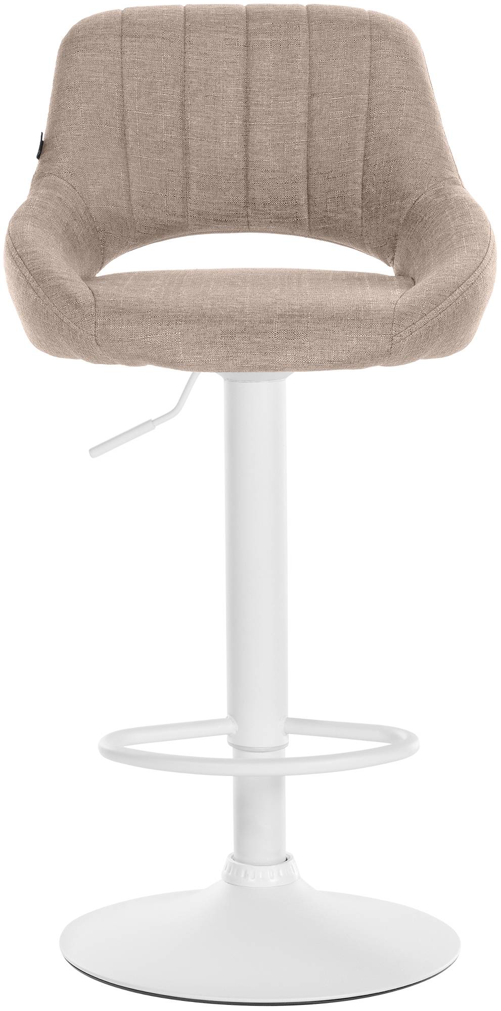 Lot de 2 tabourets de bar Milet en tissu