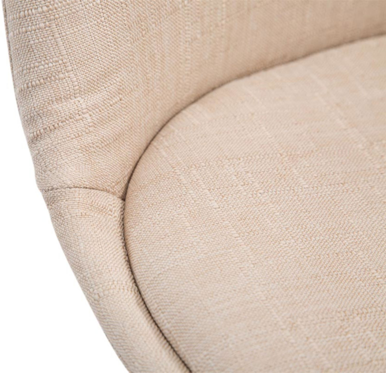 Lot de 4 chaises de salle à manger Borneo V2 en Tissu