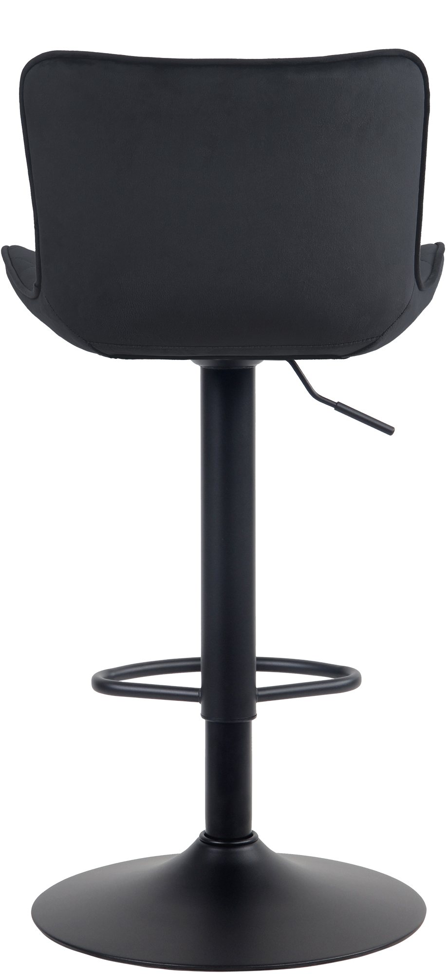 Tabouret de bar Emma Pied en Métal Hauteur réglable Siège pivotant