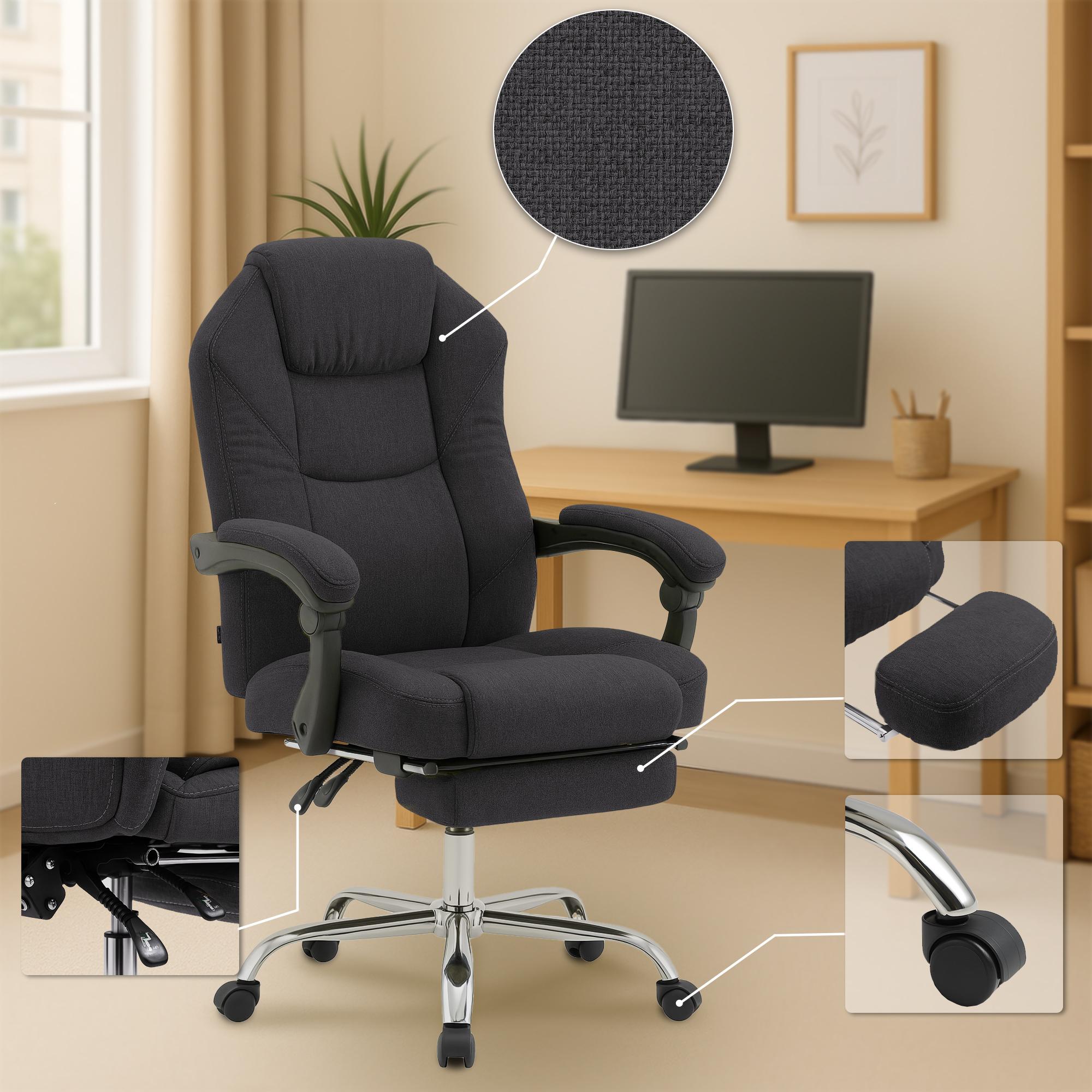 Chaise de bureau Castle Tissu