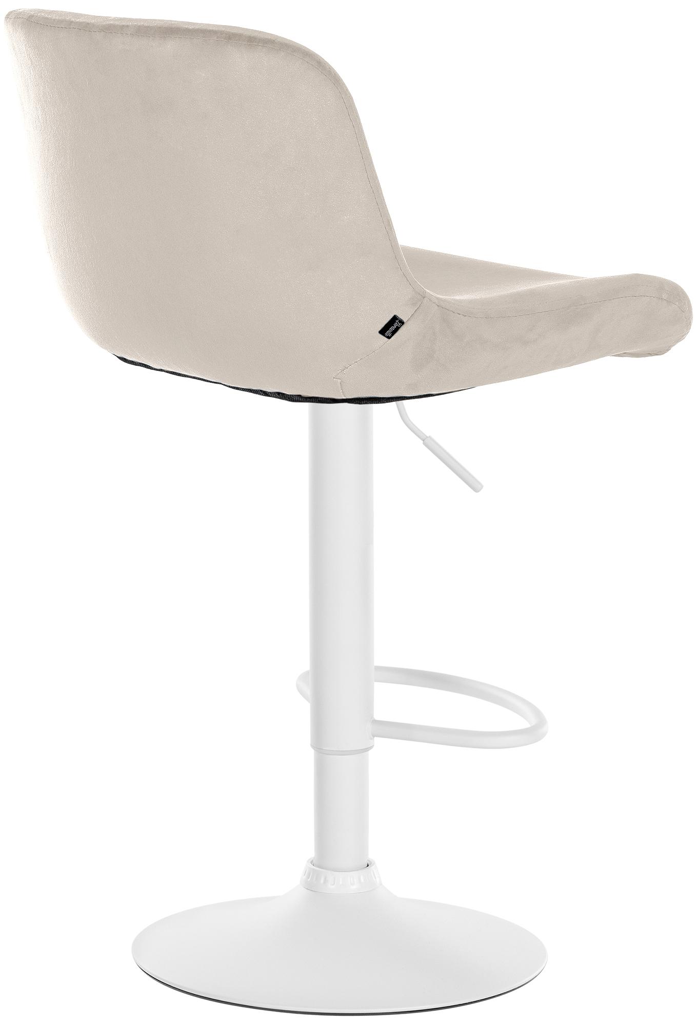 Tabouret de bar Solon blanc