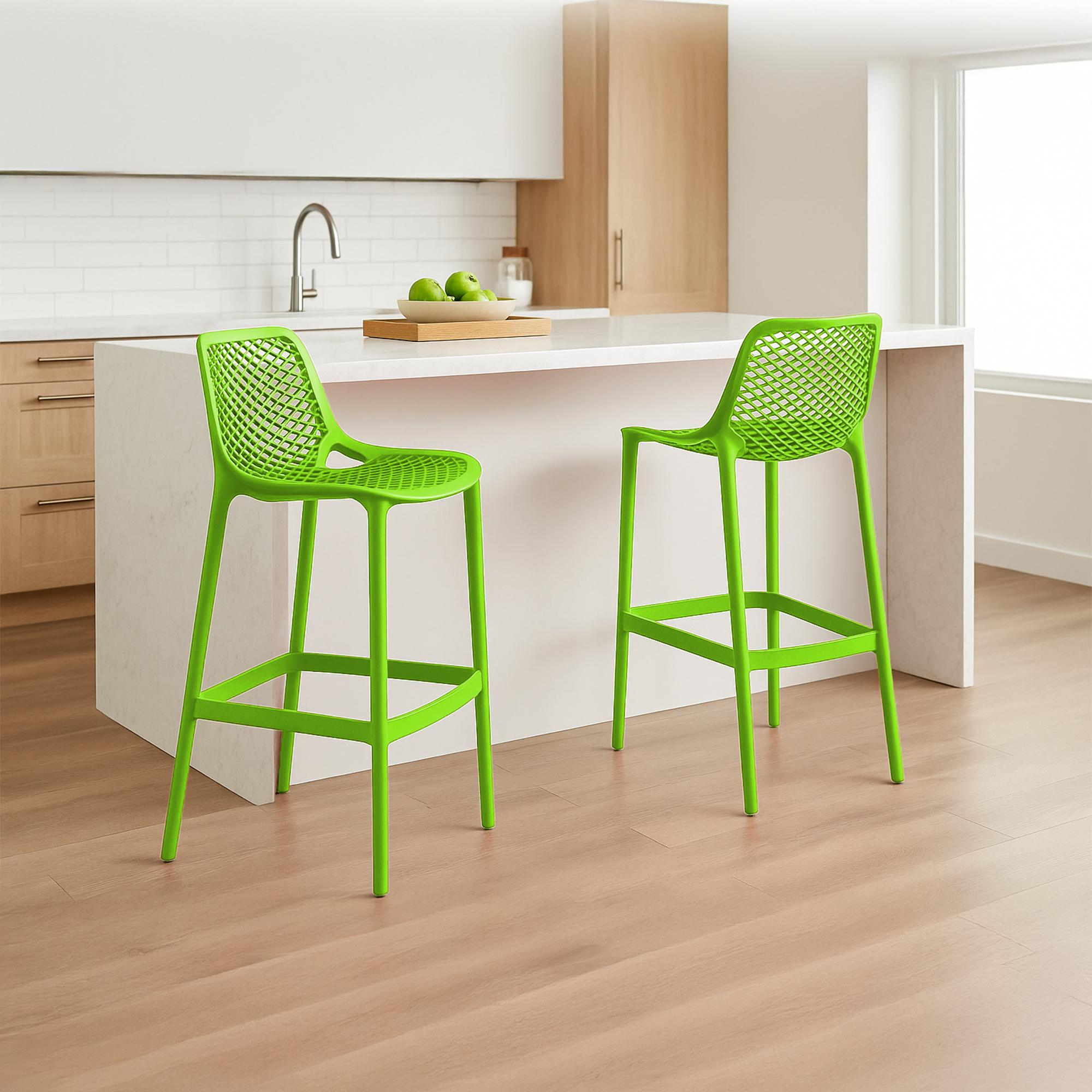 Lot de 2 tabourets de bar extérieurs Air