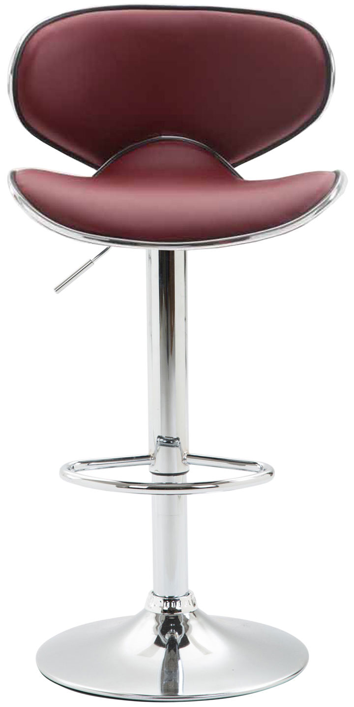 Tabouret de bar Las Vegas V2 similicuir avec pied en métal
