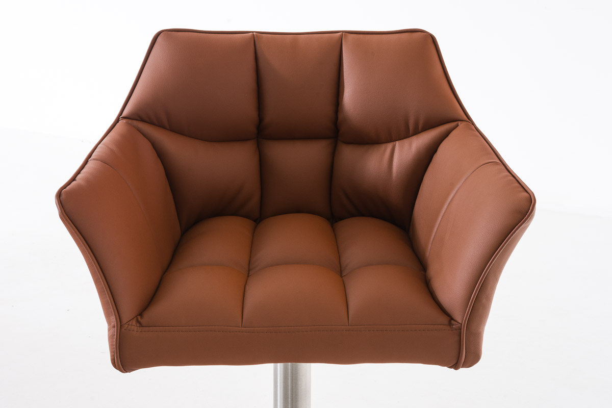Tabouret de bar Damaso avec revetement en similicuir