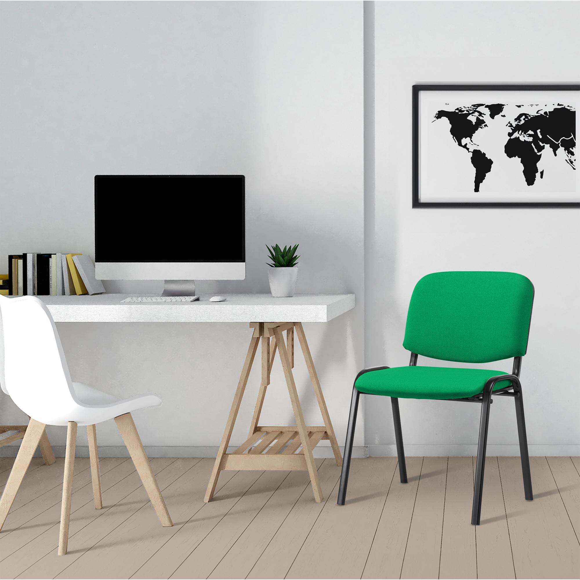Chaise visiteur Ken tissu