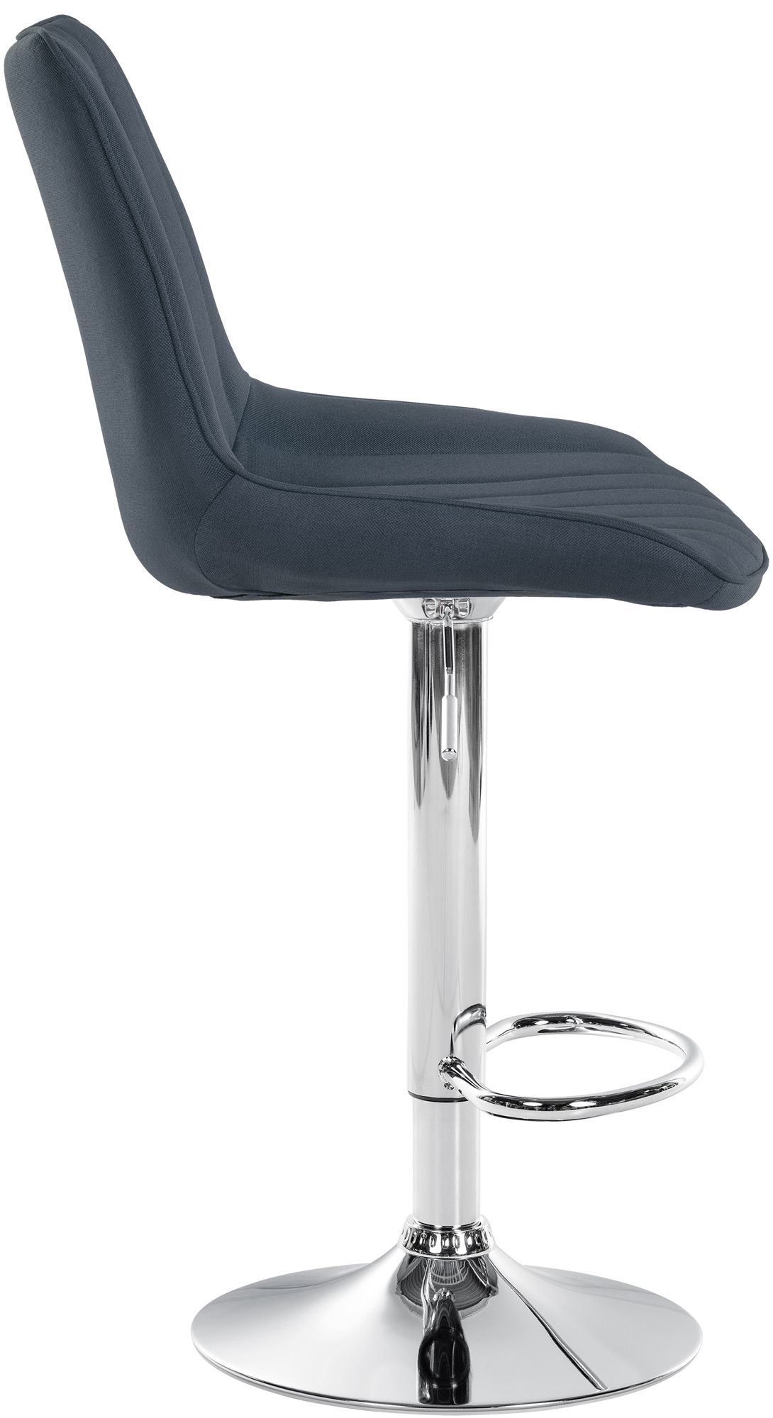 Lot de 2 tabourets de bar Toni tissu
