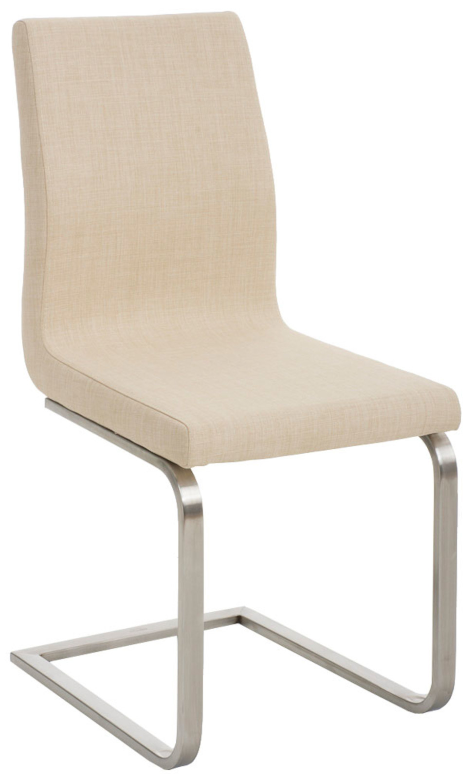 Lot de 2 chaises de salle a manger Belfort en tissu