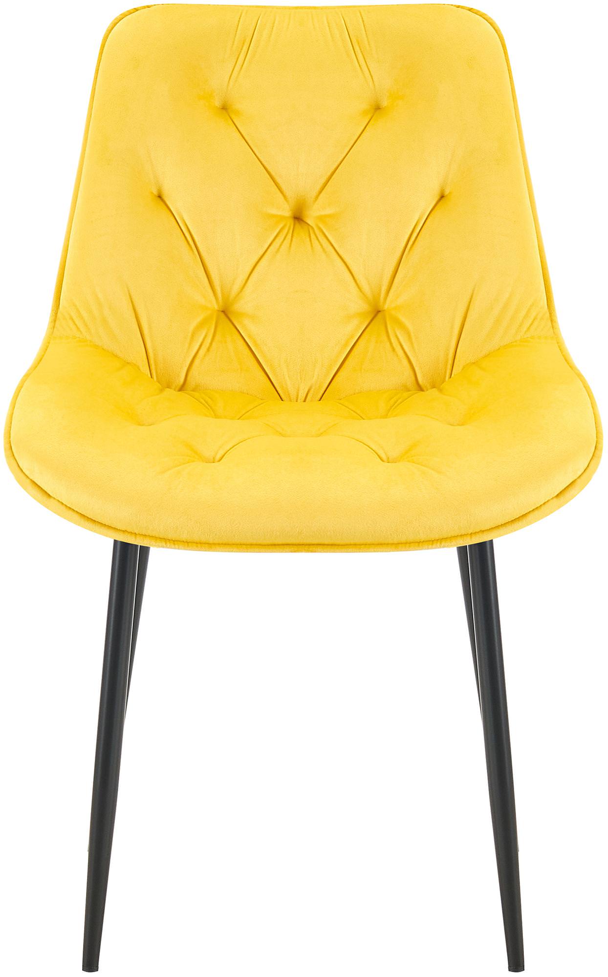 Chaise de salle à manger Wallace velours