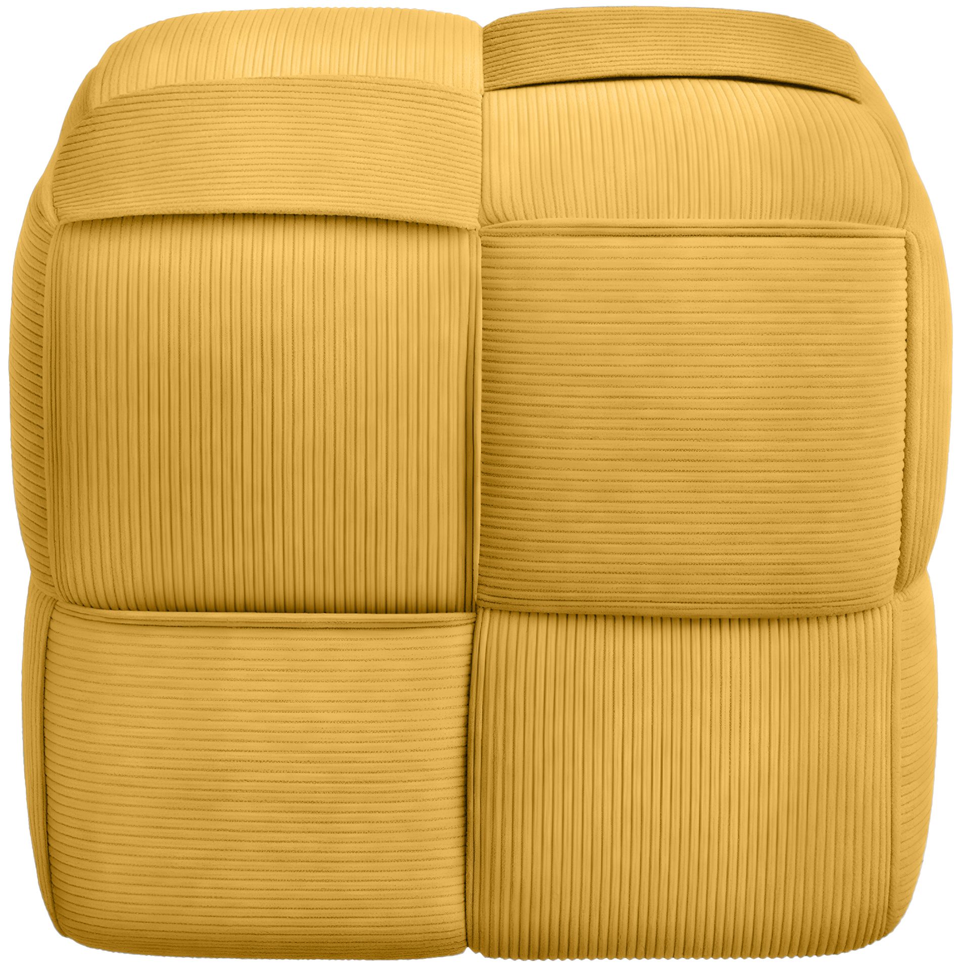 Tabouret en velours côtelé Forinta confortable et design