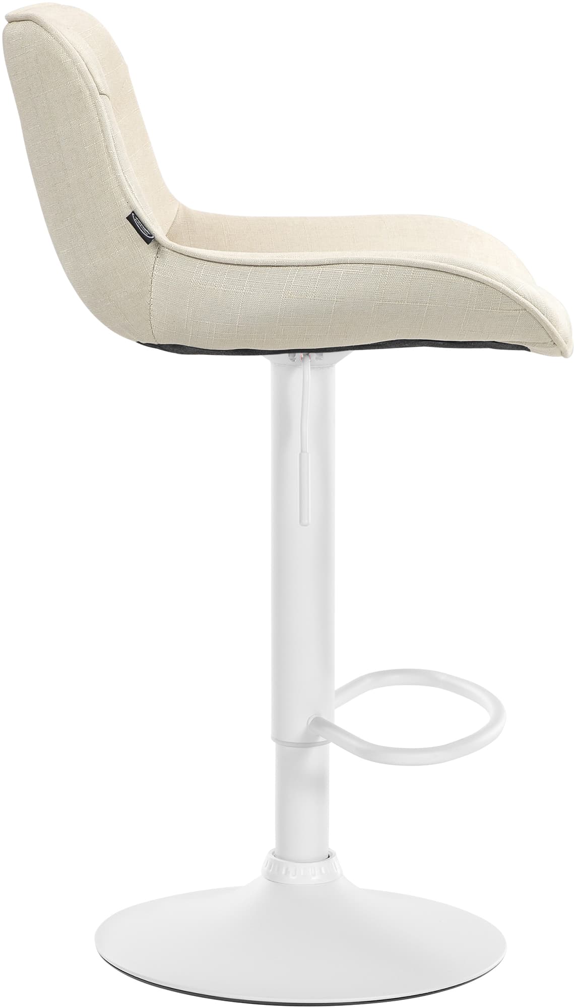 Lot de 2 tabourets de bar Vonore tissu