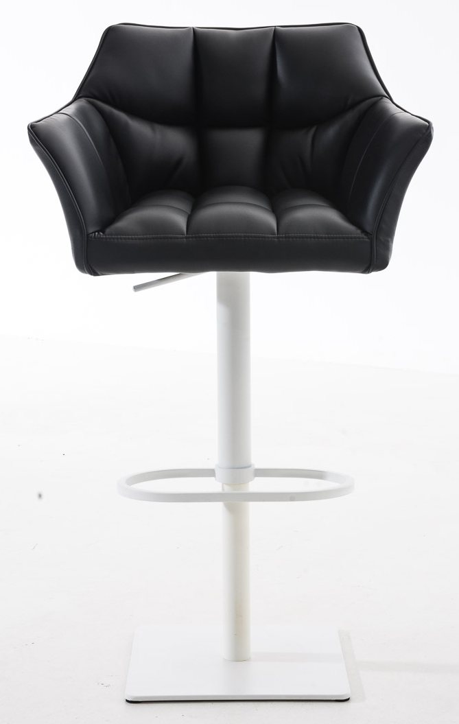 Lot de 2 tabourets de bar Damaso en similicuir
