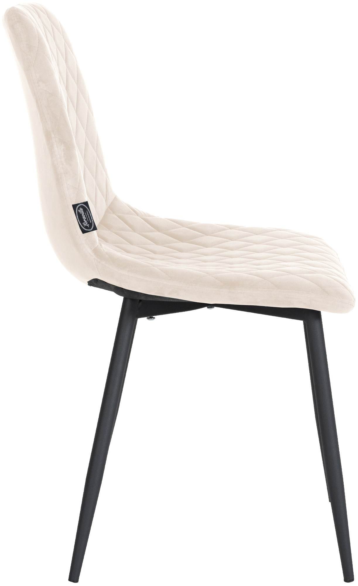 Lot de 4 chaises Telde velours