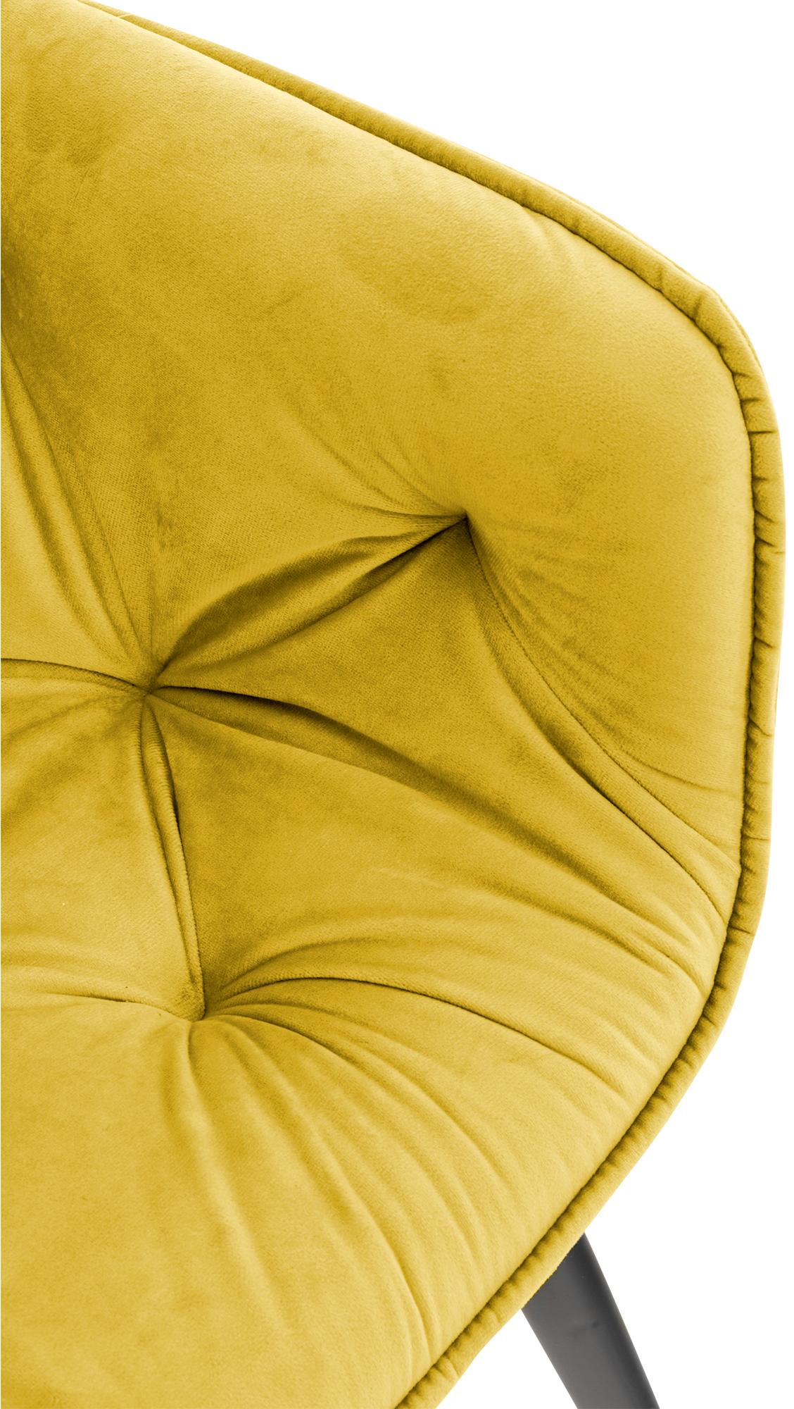 Lot de 2 chaises Tanna velours