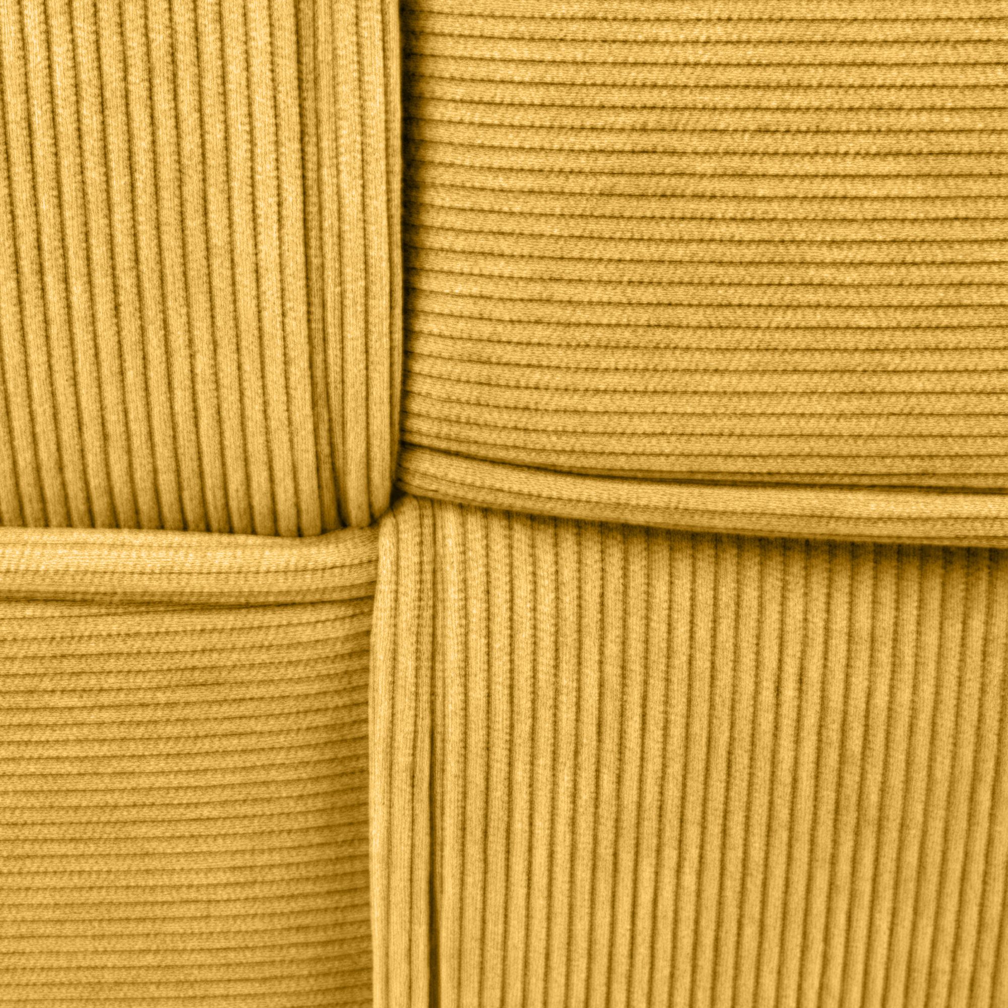 Tabouret en velours côtelé Forinta confortable et design