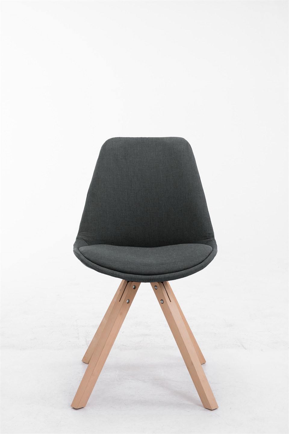 Chaise Toulouse tissu piétement en forme carrée