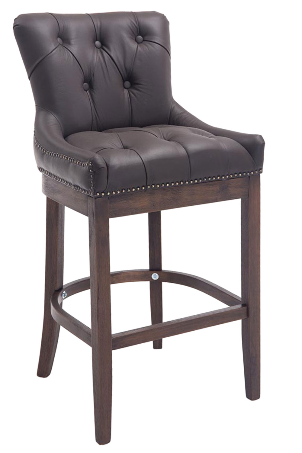 Lot de 2 Tabourets de bar Lakewood en véritable Cuir