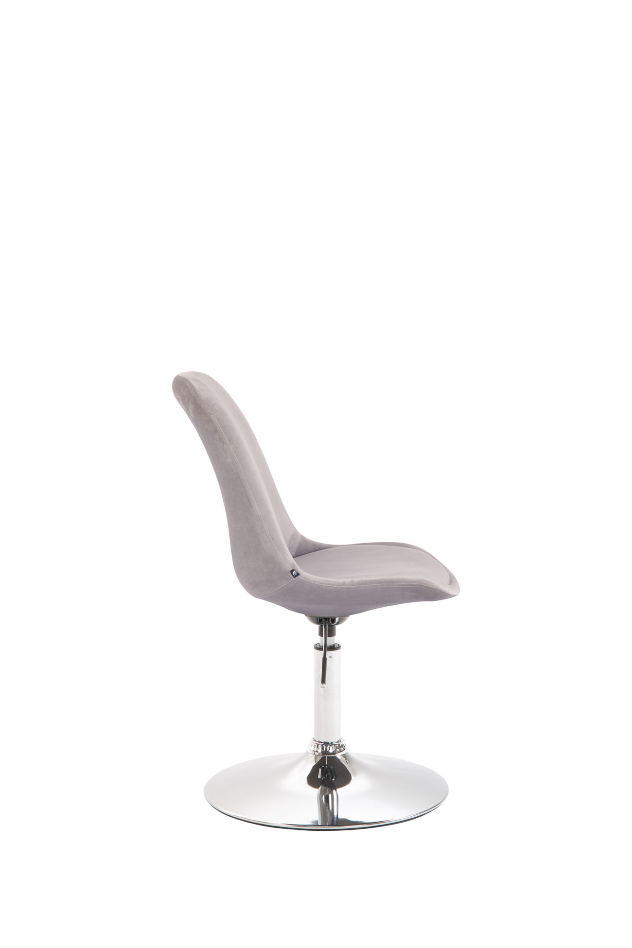 Chaise de salle à manger Maverick en velours avec pied trompette