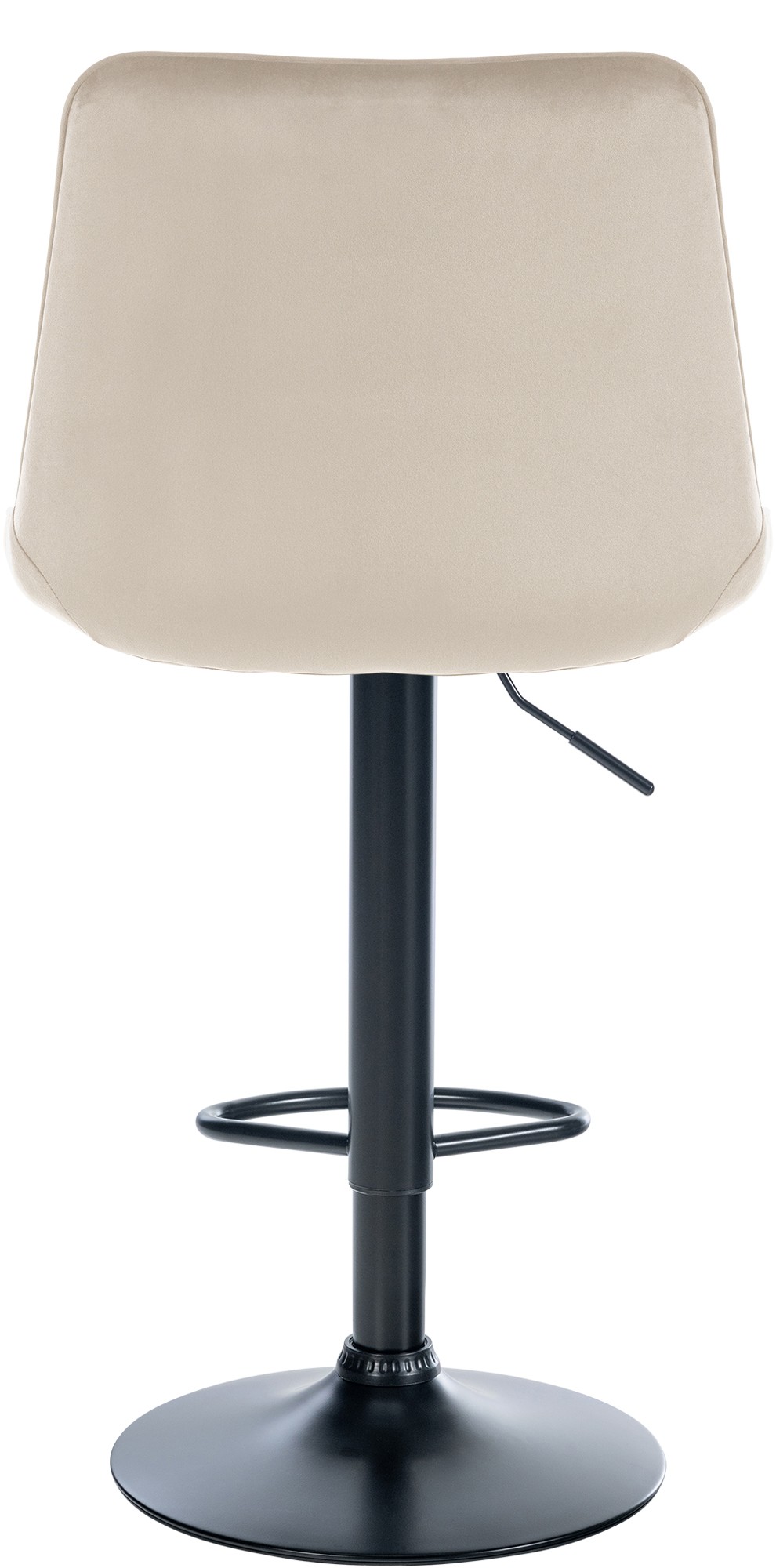 Lot de 2 tabourets de bar Toni velours