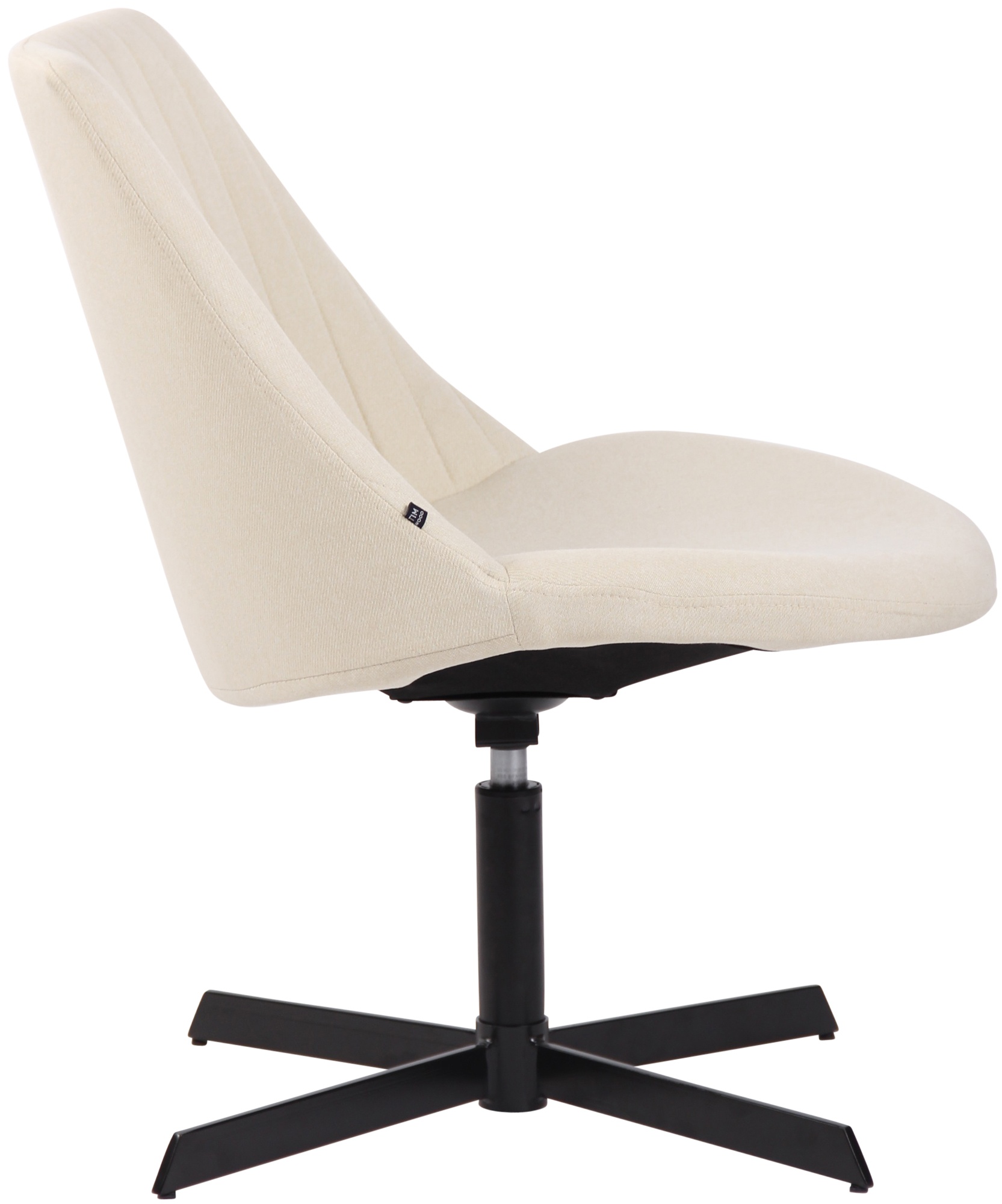 Chaise lounge Granby en Tissu avec Pied en métal