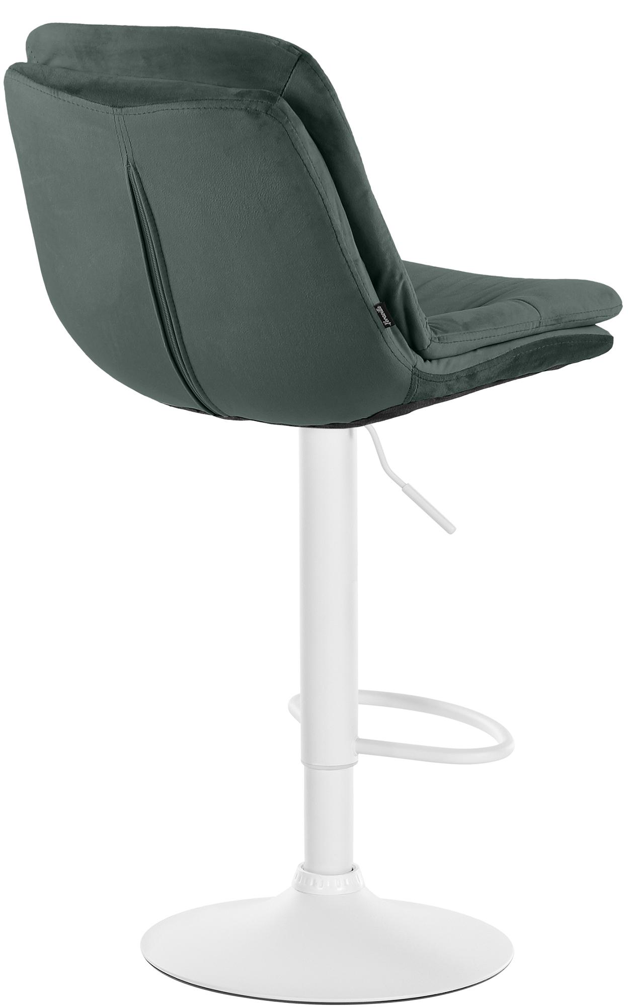Tabouret de bar Laurel velours