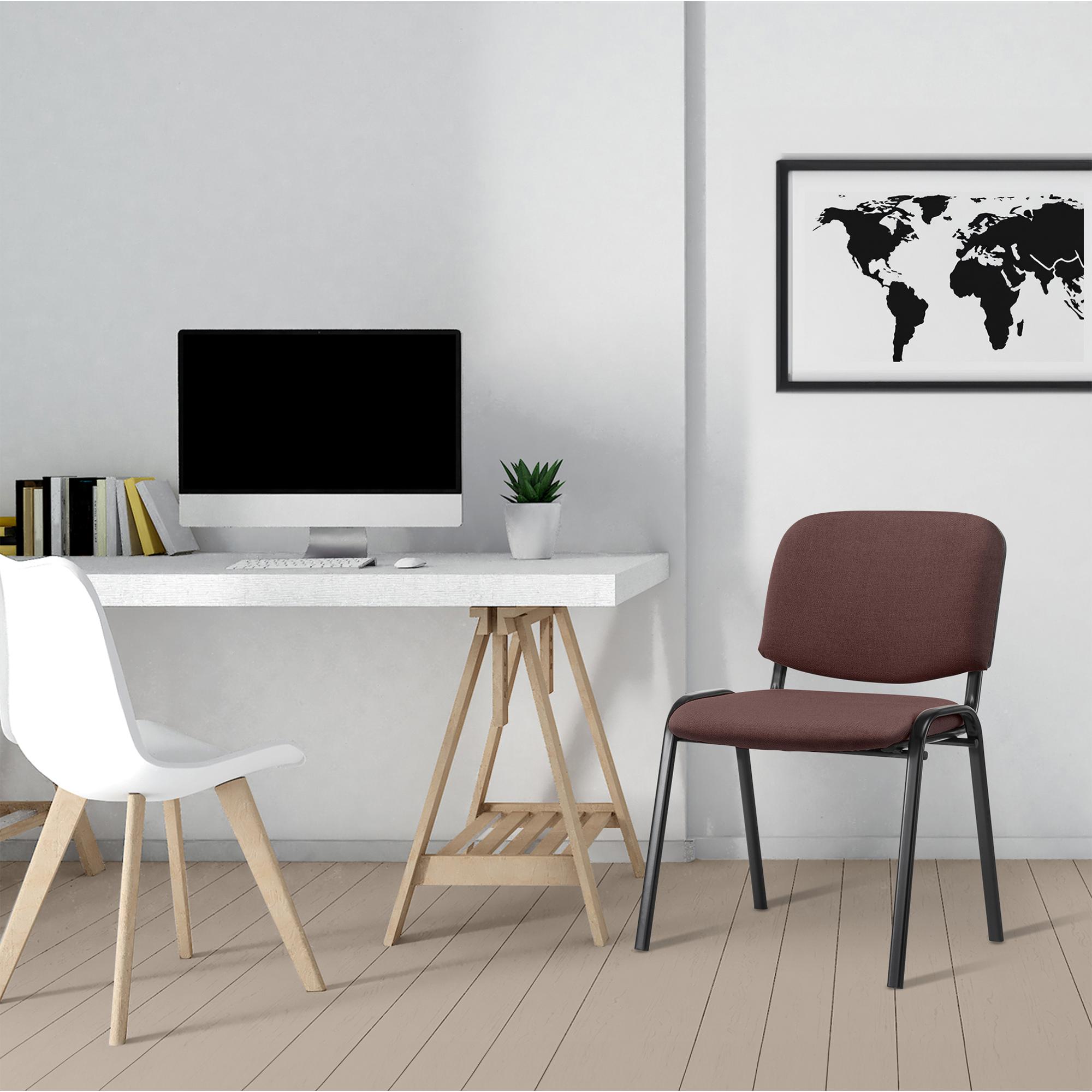 Chaise visiteur Ken tissu