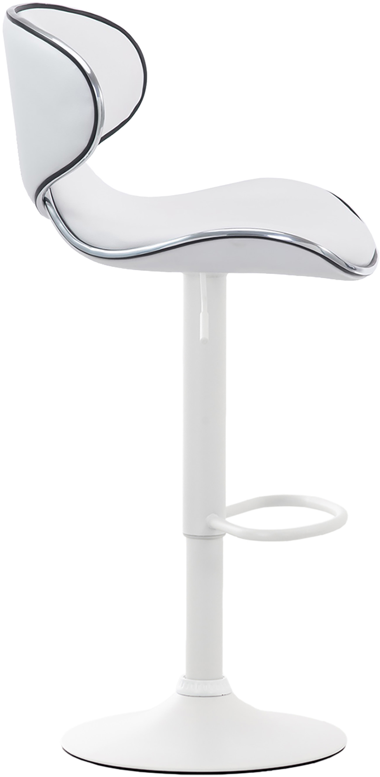 Tabouret de bar Las Vegas V2 similicuir avec pied en métal