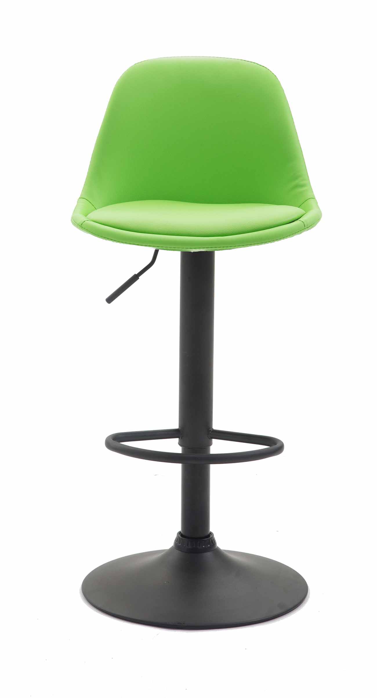 Tabouret de bar  Kiel assise et dossier rembourrés similicuir