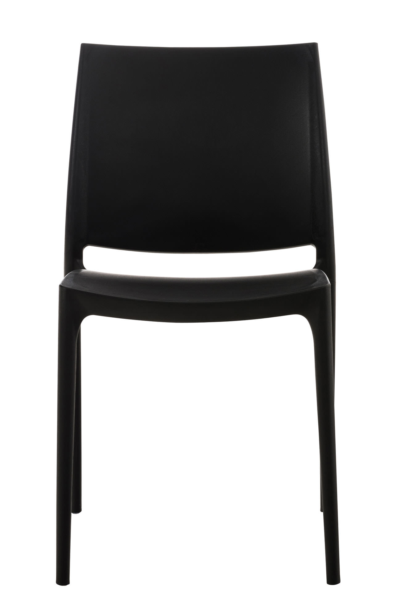 Lot de 2 chaises de jardin empilables Maya en plastique