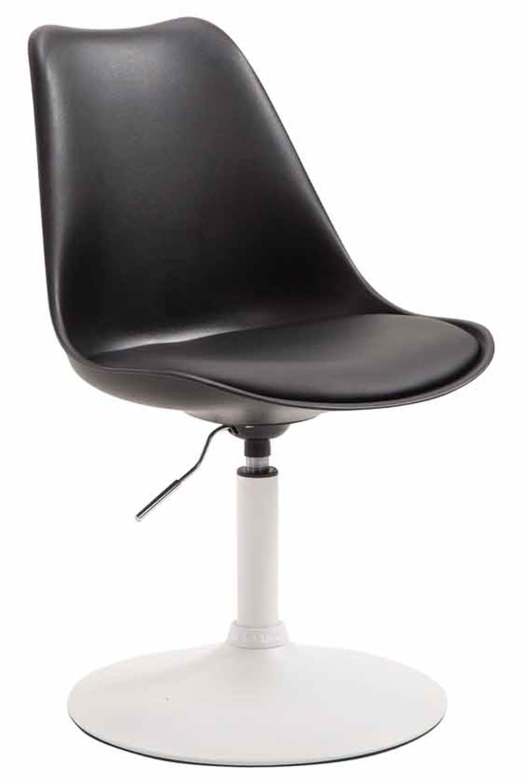 Lot de 4 Chaises de salle à manger Maverick en Plastique avec pied métal