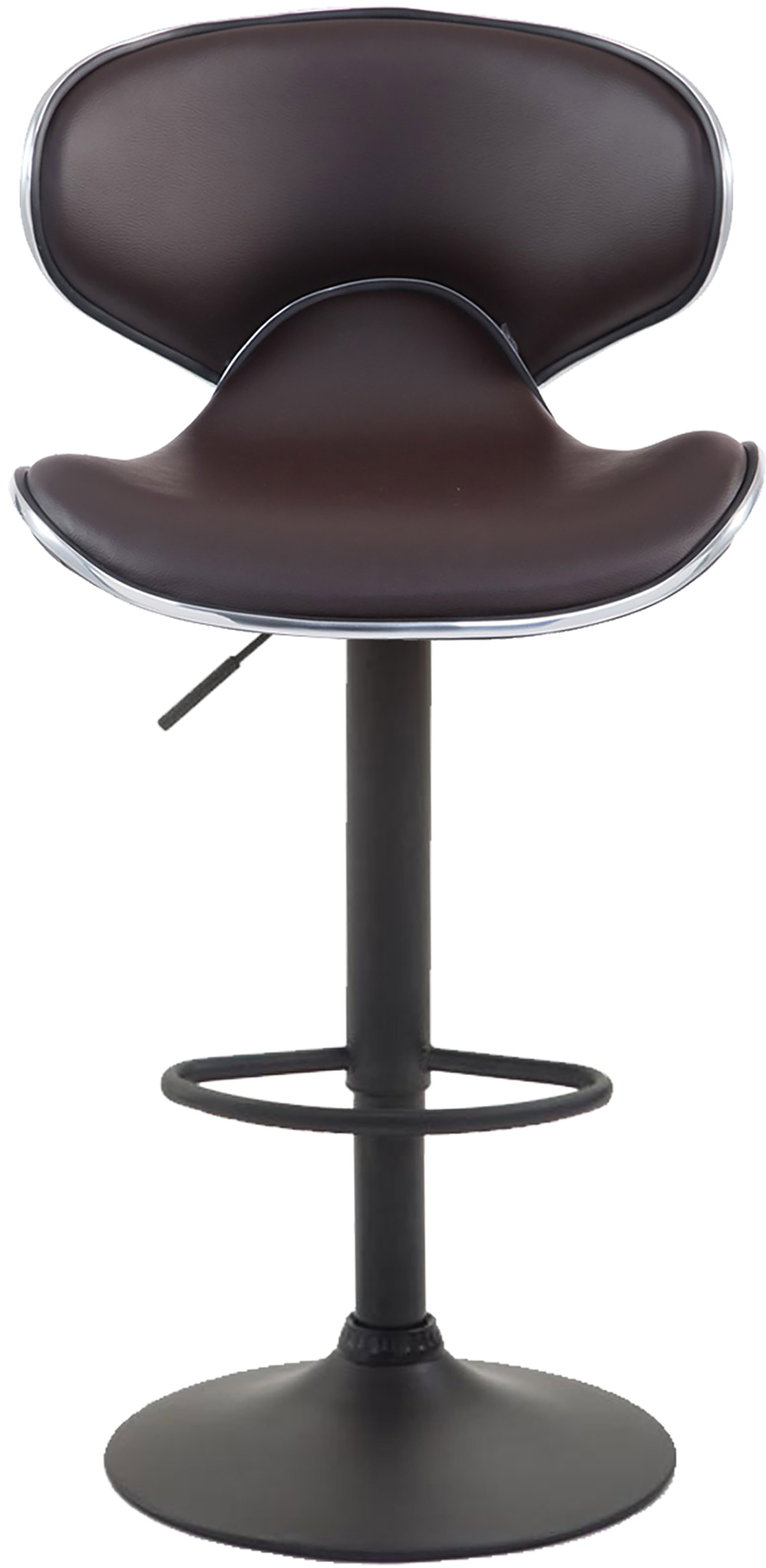 Tabouret de bar Las Vegas V2 similicuir avec pied en métal