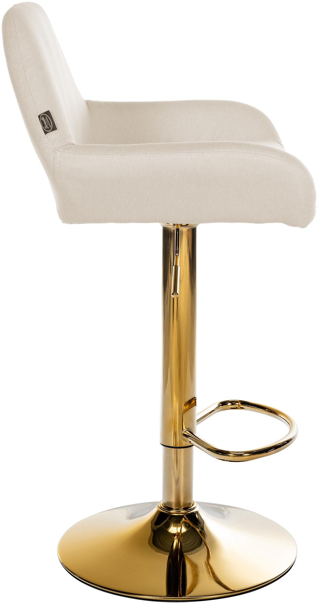 Tabouret de bar Braga Gold Tissu