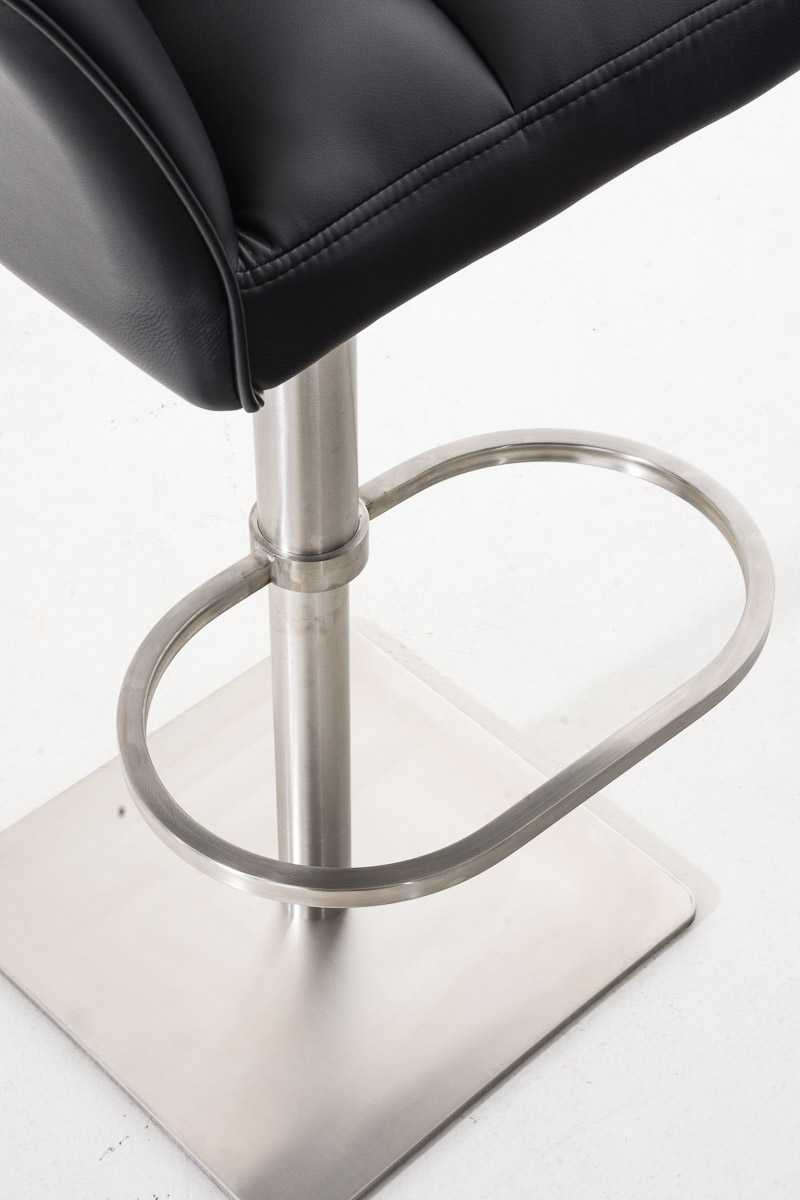 Lot de 2 tabourets de bar Damaso en similicuir