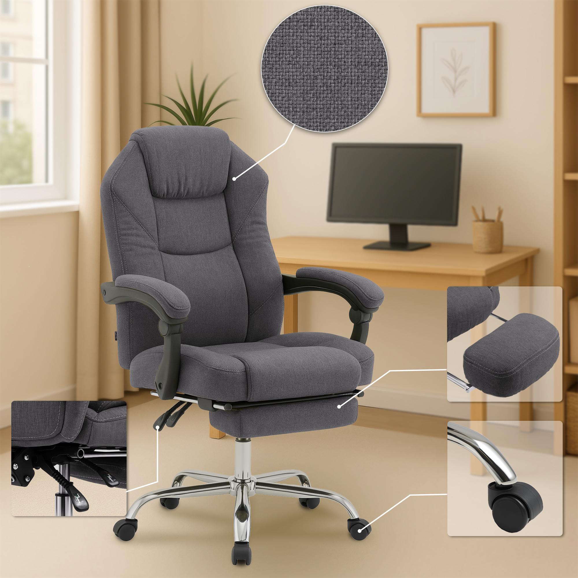 Chaise de bureau Castle Tissu