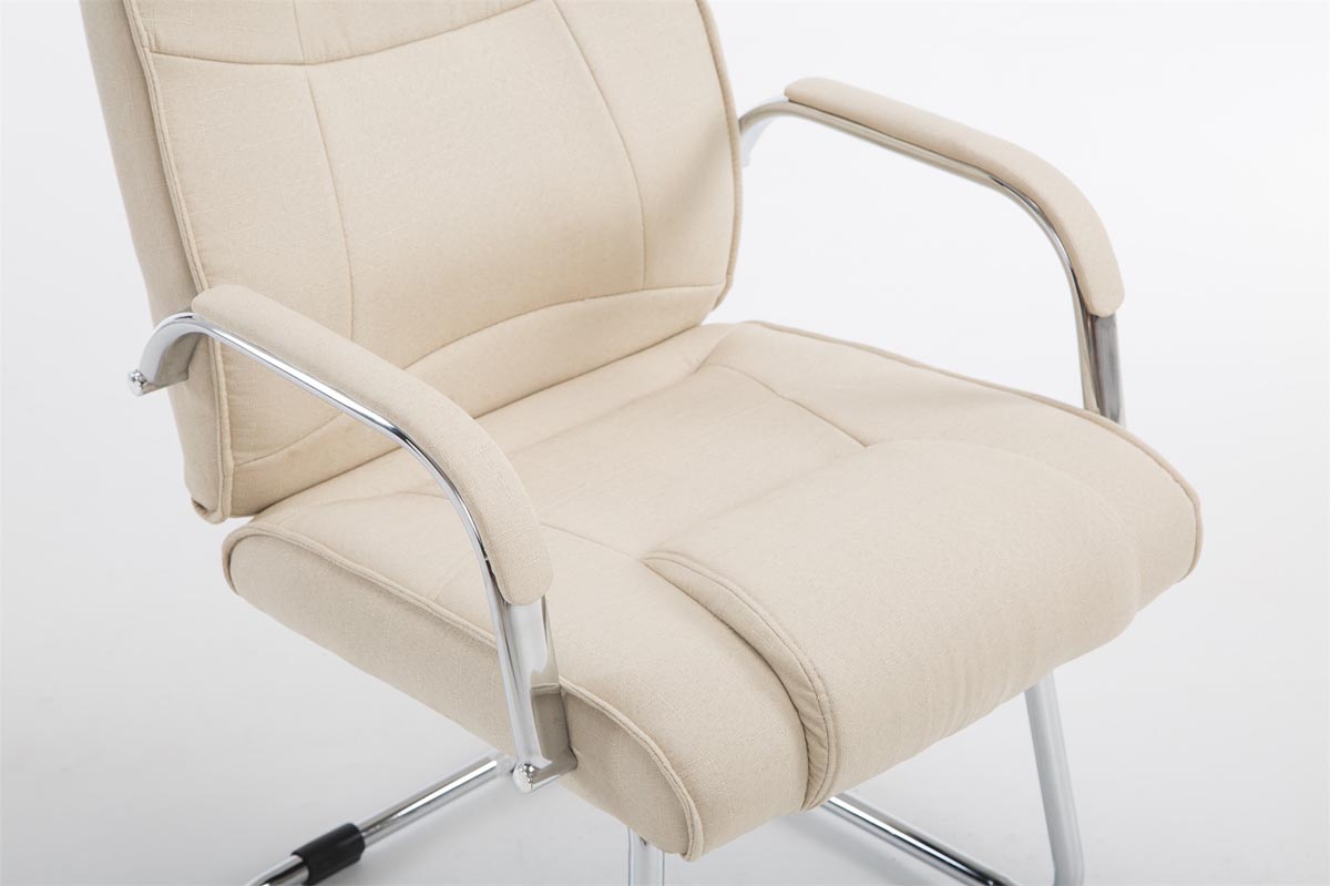 Chaise visiteur Attila tissu