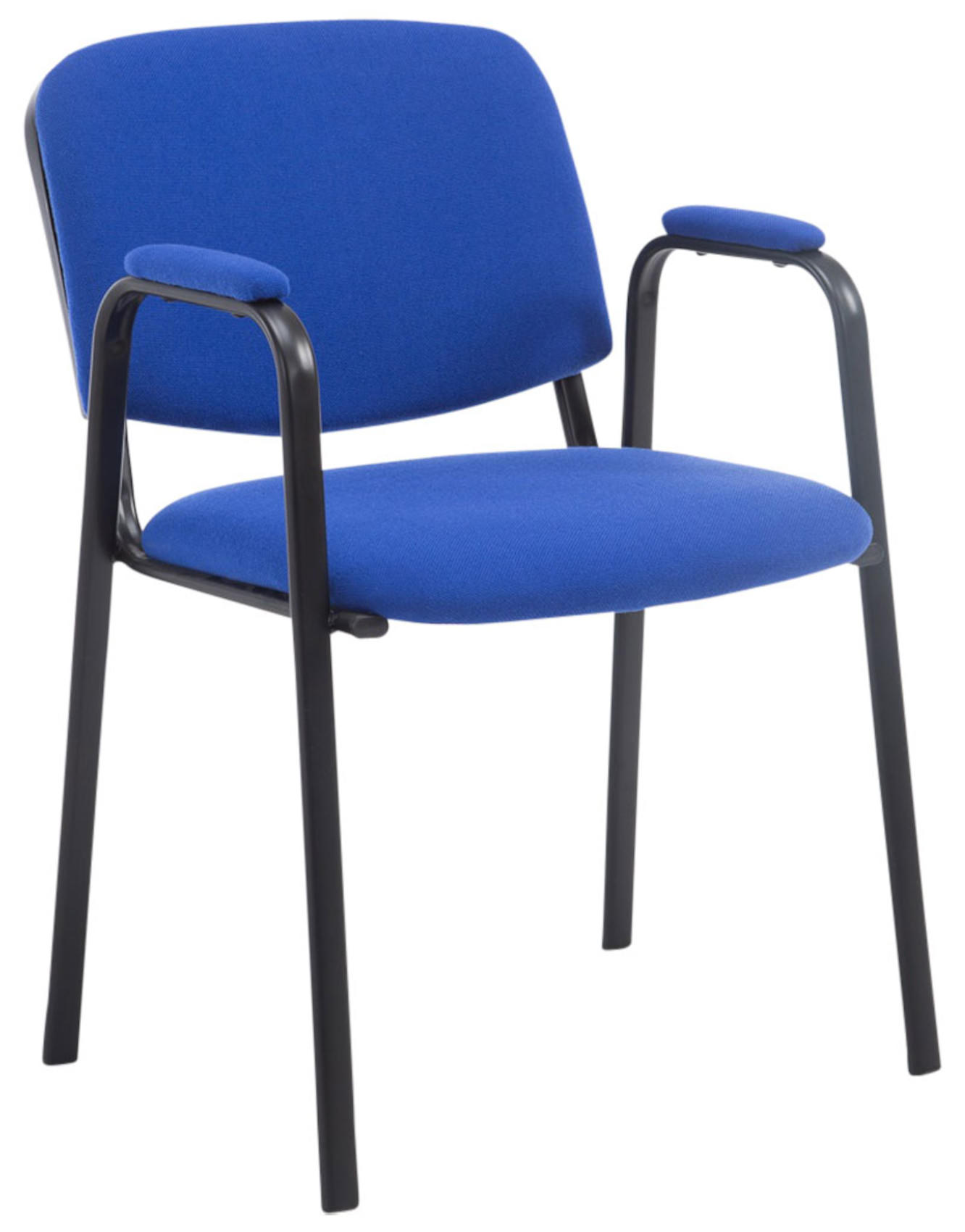 Lot de 4 Chaises Empilables Ken Pro en Tissu