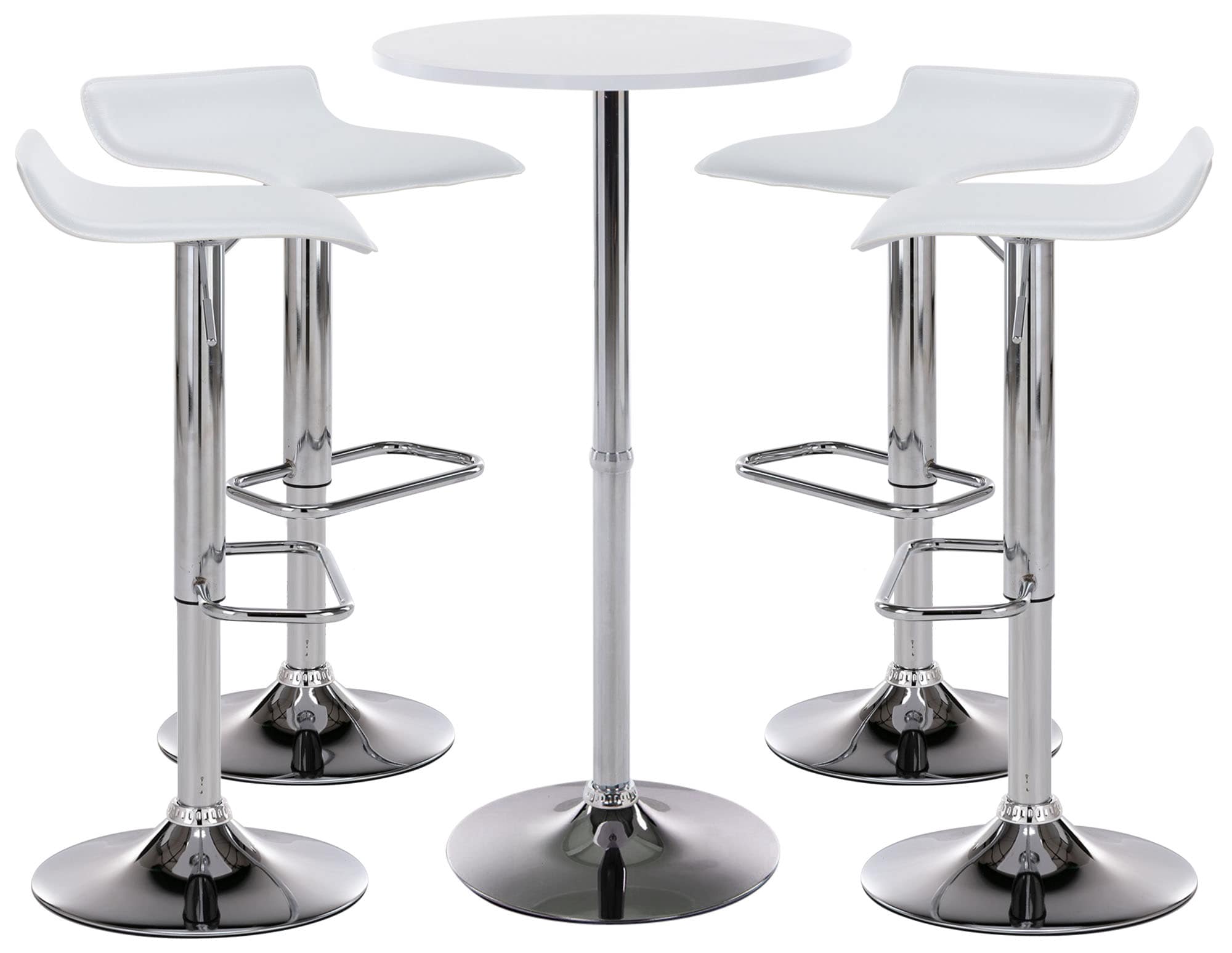 Ensemble de bar Esberg avec 1 Table haute et 4 tabourets de bar