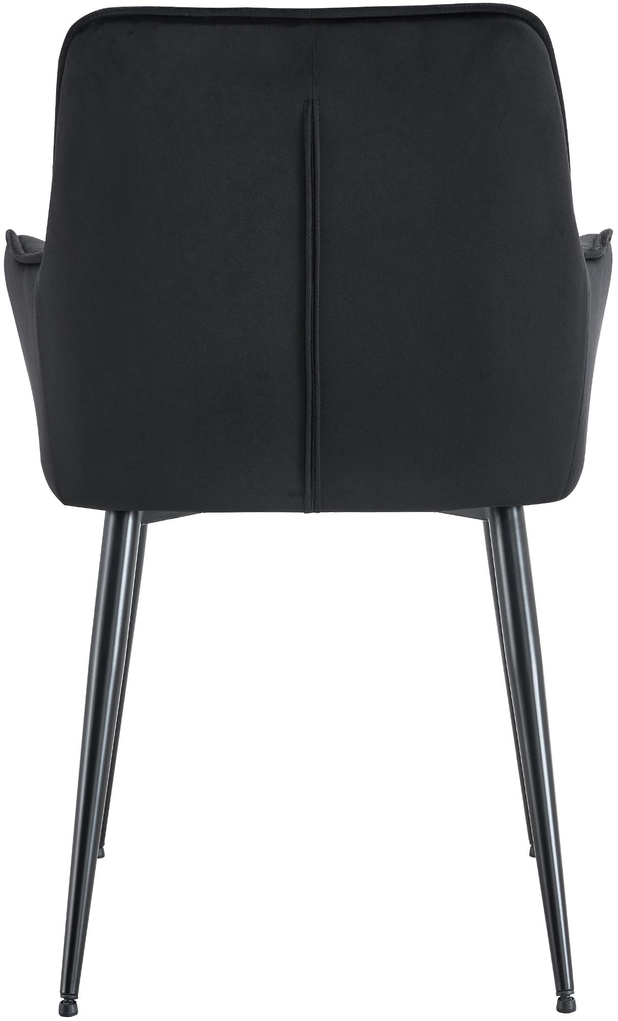 Lot de 2 chaises de salle à manger Ferndale velours