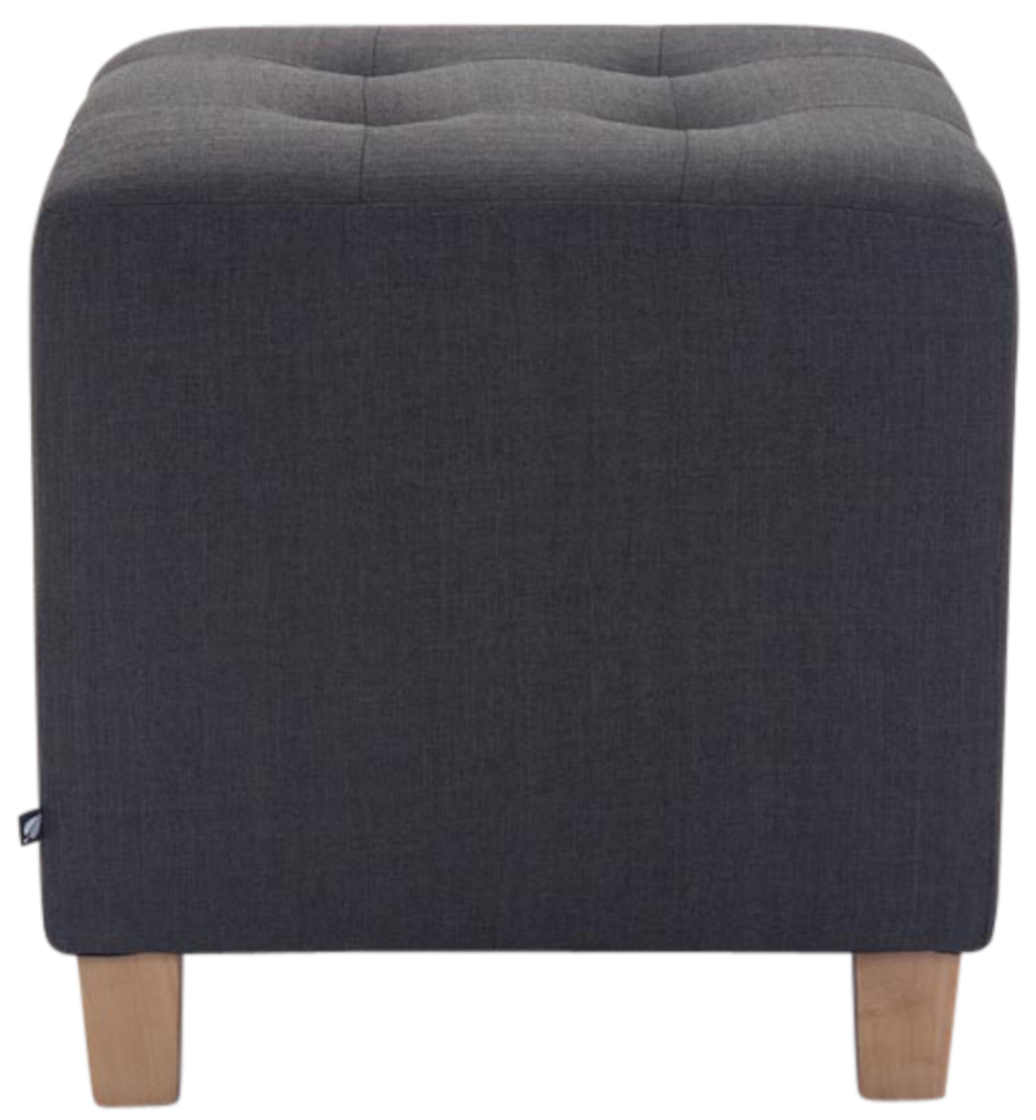 Lot de 2 tabourets bas Pharao en tissu