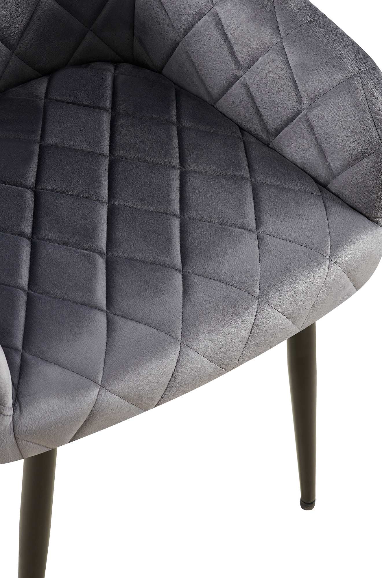 Chaise de salle à manger Monett Velours