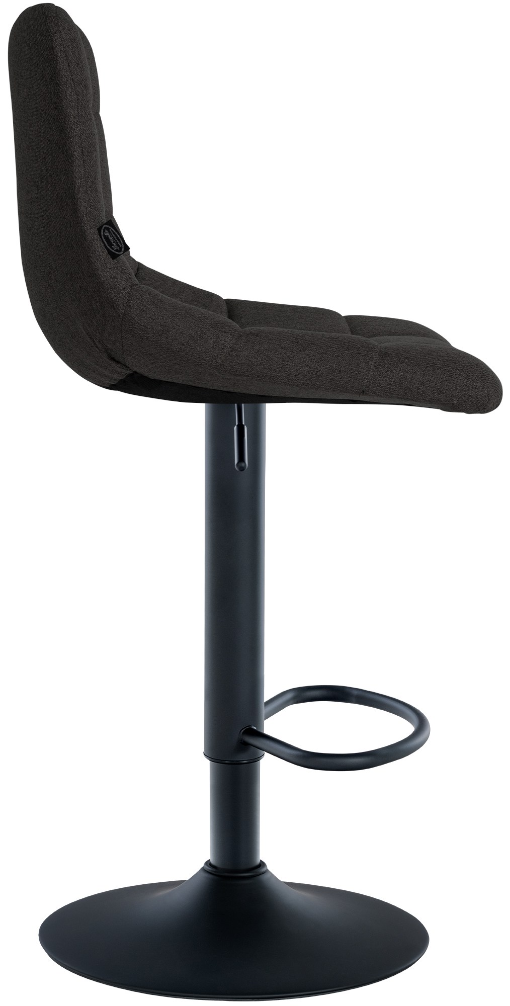 Lot de 2 tabourets de bar Jerry tissu