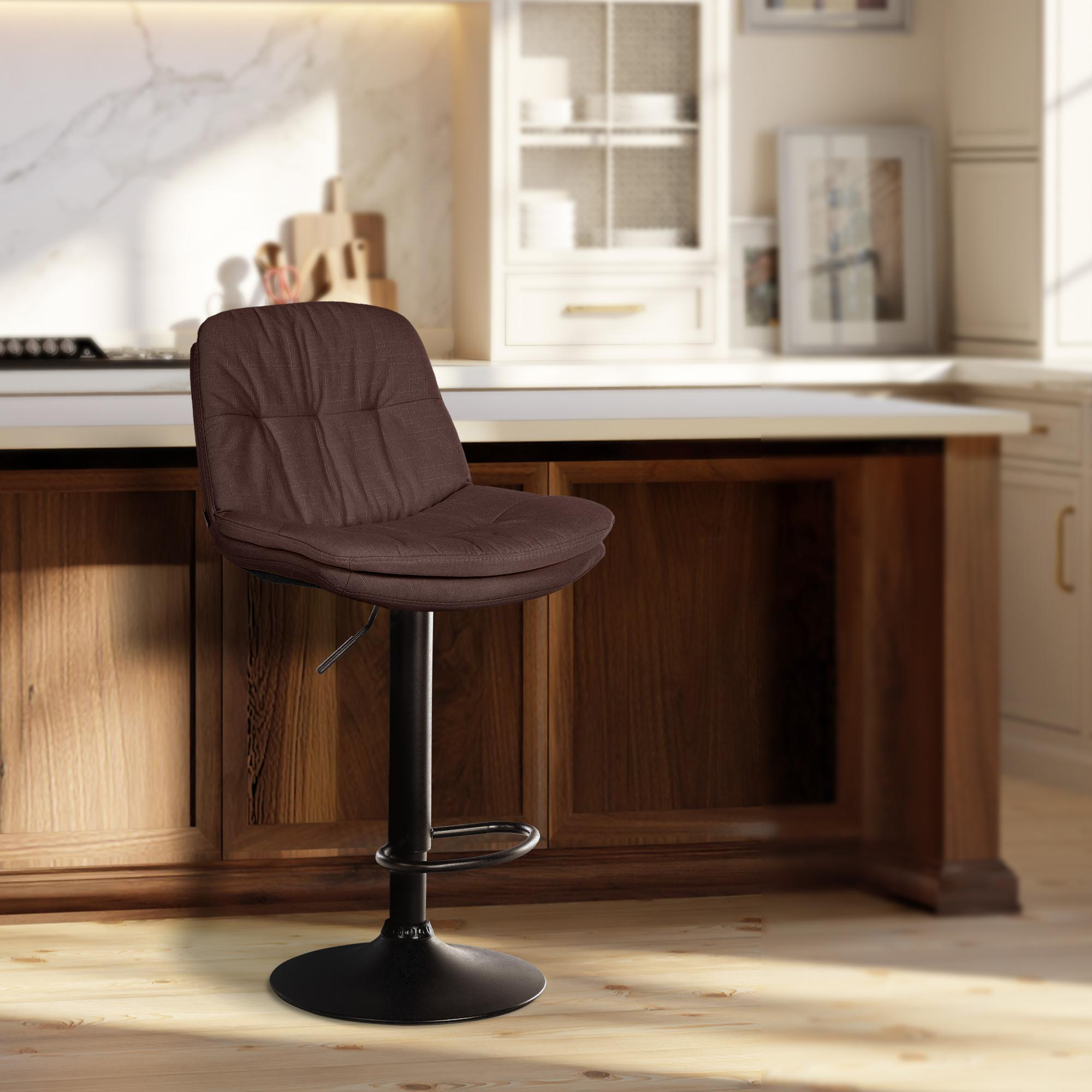 Tabouret de bar Laurel Tissu