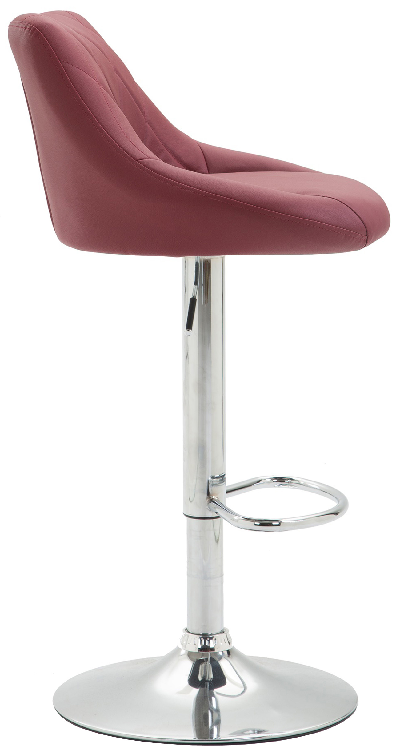 Lot de 2 tabourets de bar Lazio similicuir