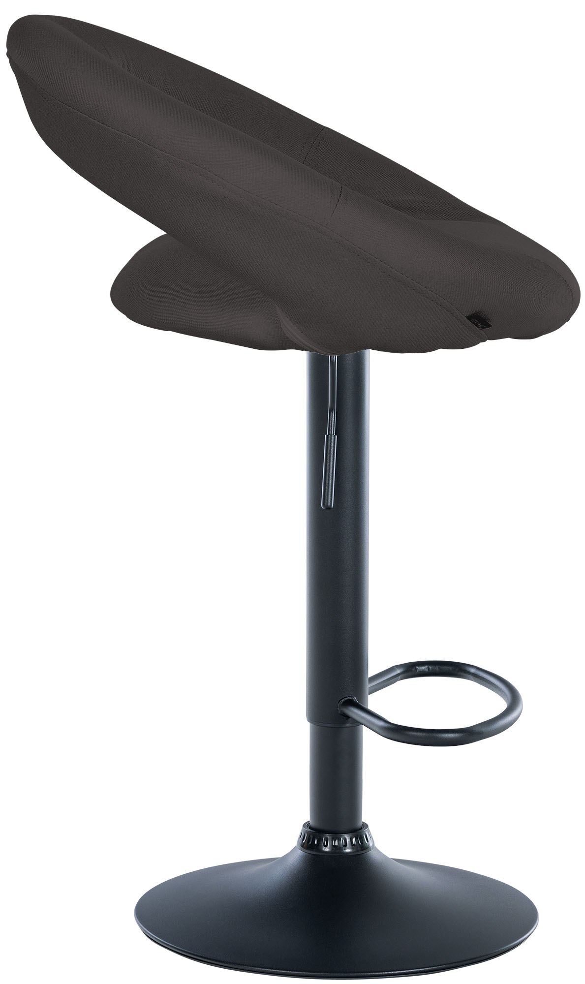 Lot de 2 tabourets de bar Olinda tissu