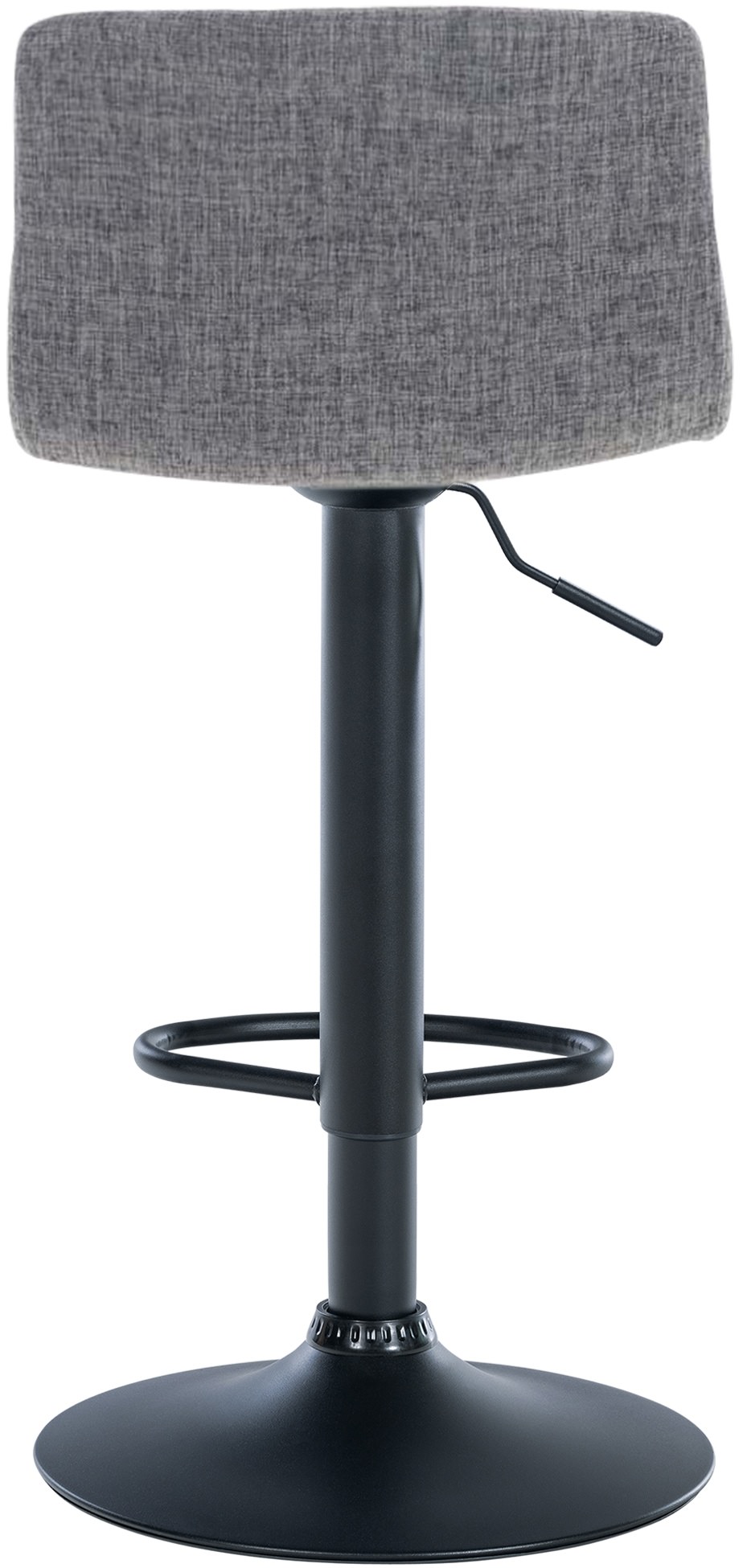 Tabouret de bar Hover Assise en Tissu Piètement Métal chromé
